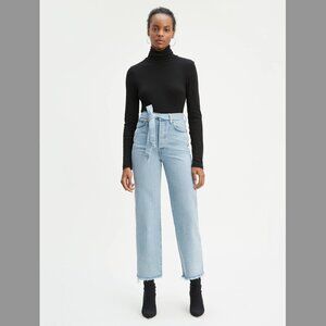 Levi's Stretch Ribcage Straight Denim JeanSize 24